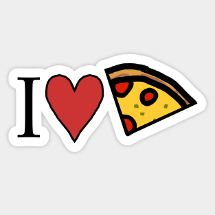 Pizza Slice Love Sticker